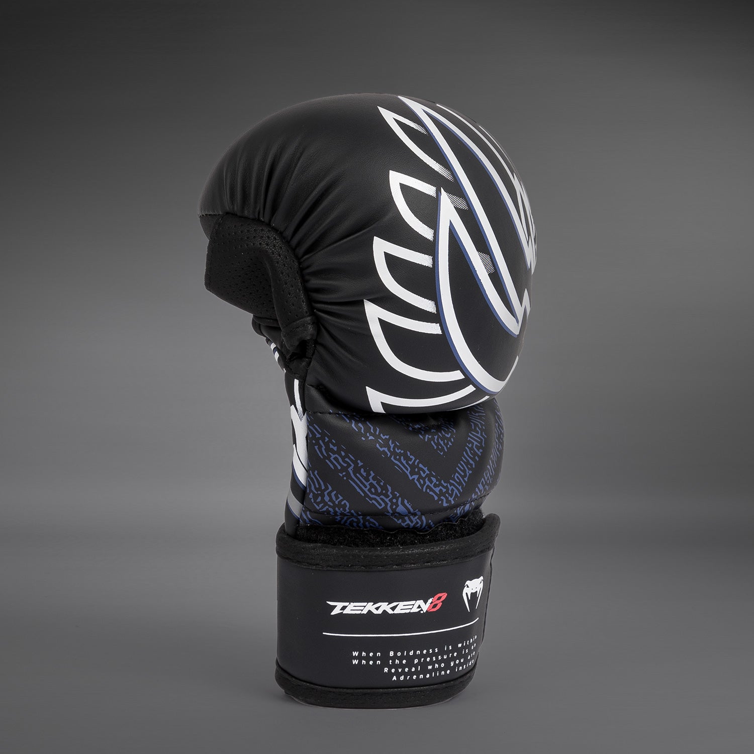 Venum x TEKKEN 8 Jin Kazama MMA Sparring Gloves - Blue, Black & White - Premium Training Gloves for MMA, Kickboxing & Combat Sports