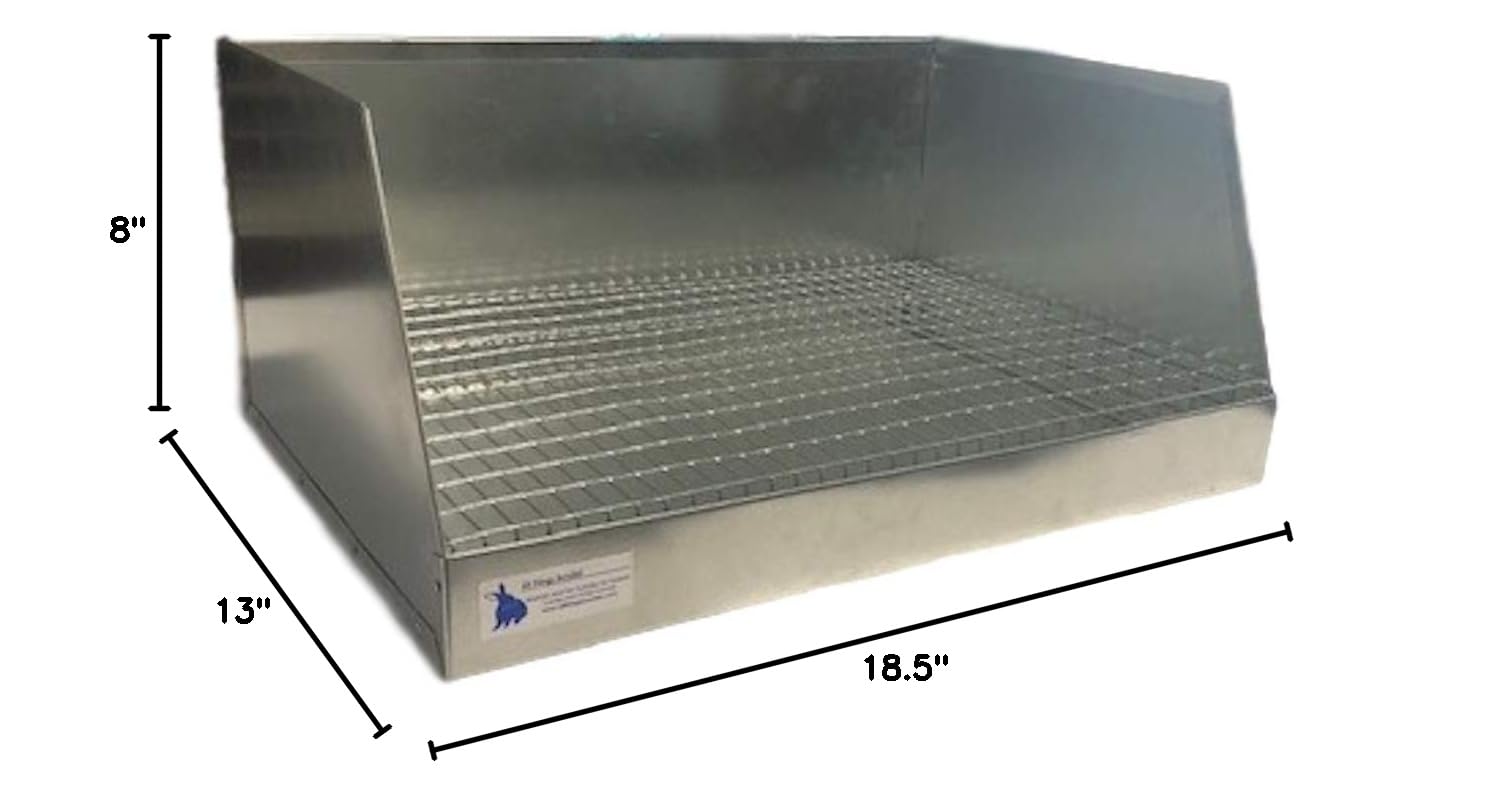 Small Animal Litter Box - Large Size for Rabbits, Guinea Pigs & Hamsters - Perfect for Cage & Indoor Pet Potty Training