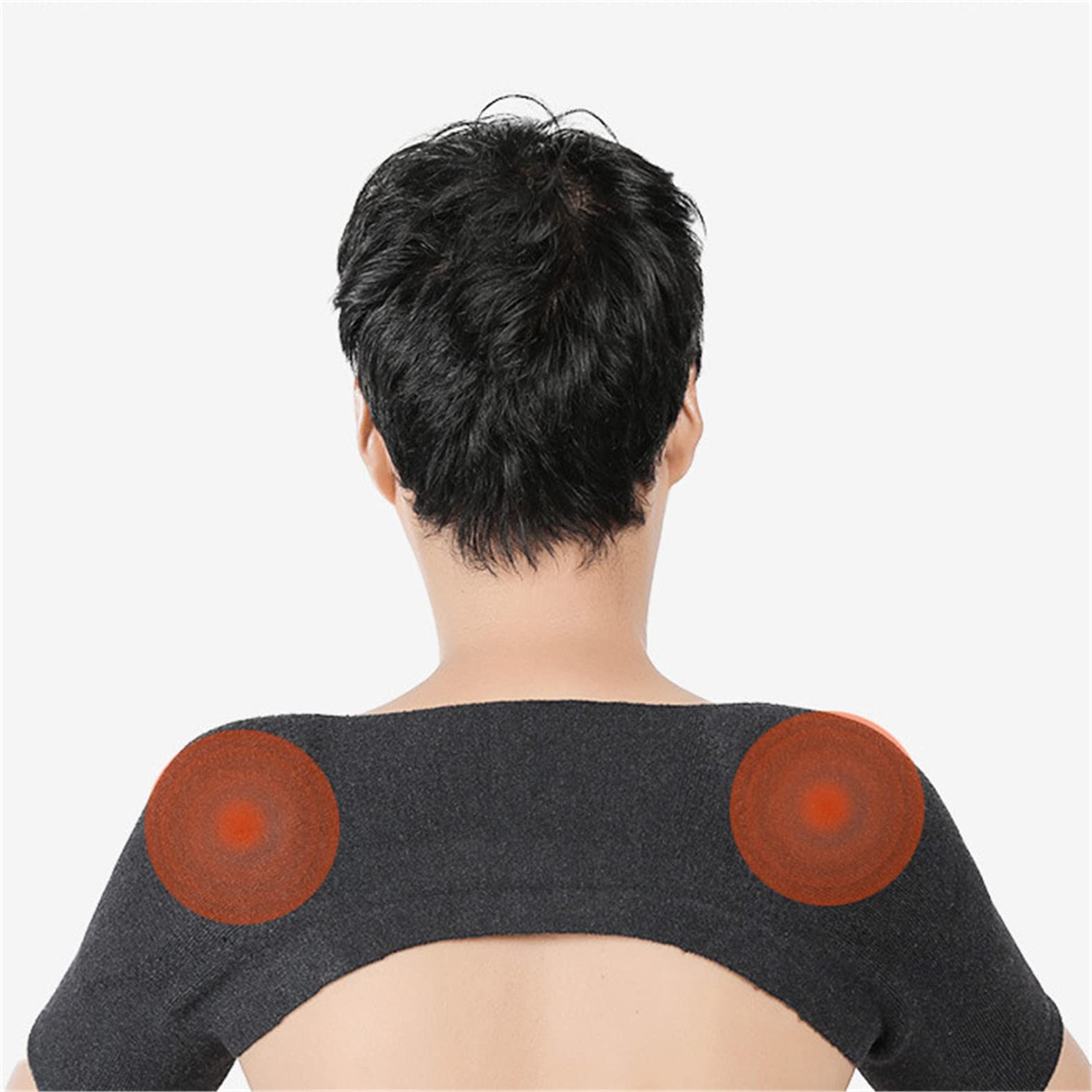 SHDT Double Shoulder Support Wrap Brace - Neck & Shoulder Pain Relief Pad for Women & Men - Ideal for Office Work, Gaming & Home Comfort