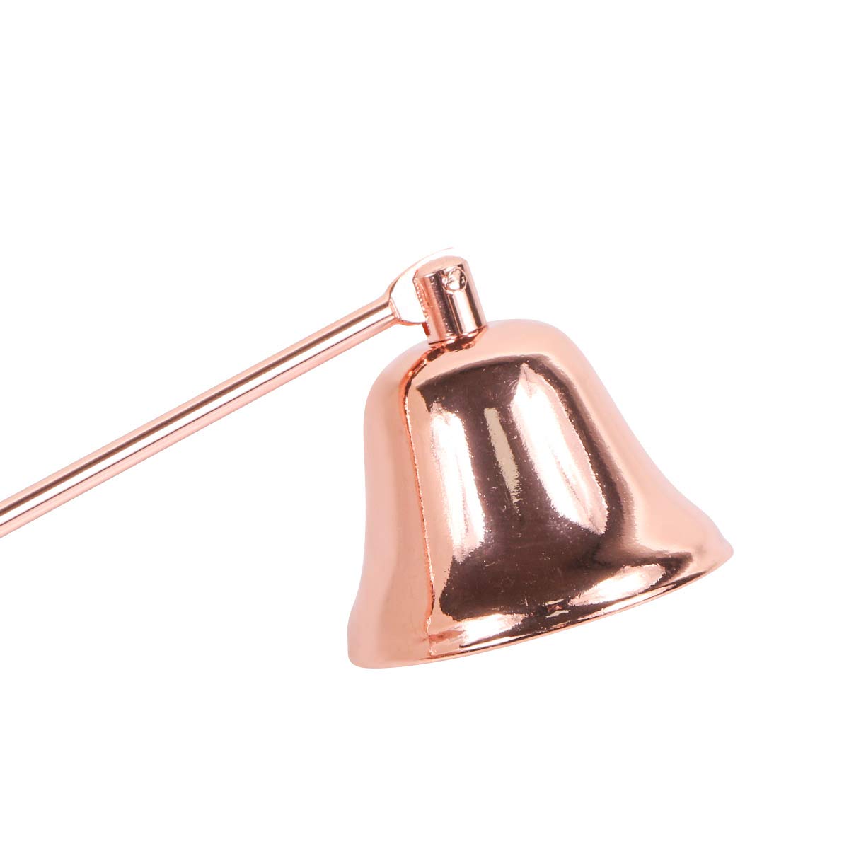 Premium Rose Gold Candle Snuffer with Long Handle - Safe Wick Extinguisher for Candles | Elegant Candle Accessory for Home Decor, Romantic Dinners & Spa Relaxation