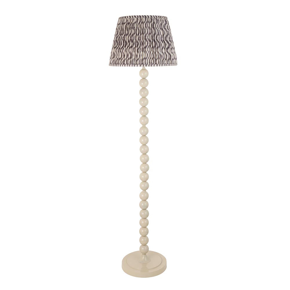 Auralis Ripple Floor Lamp with E27 Socket - Modern LED Standing Light for Living Room, Bedroom & Office - Adjustable Height in Multiple Finishes (Black, White, Bronze) - Perfect for Ambient Lighting & Home Decor