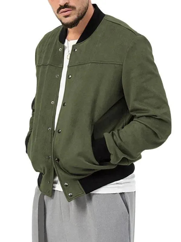 Men's Casual Warm Jacket - Lightweight Winter Coat for Outdoor Activities & Daily Wear