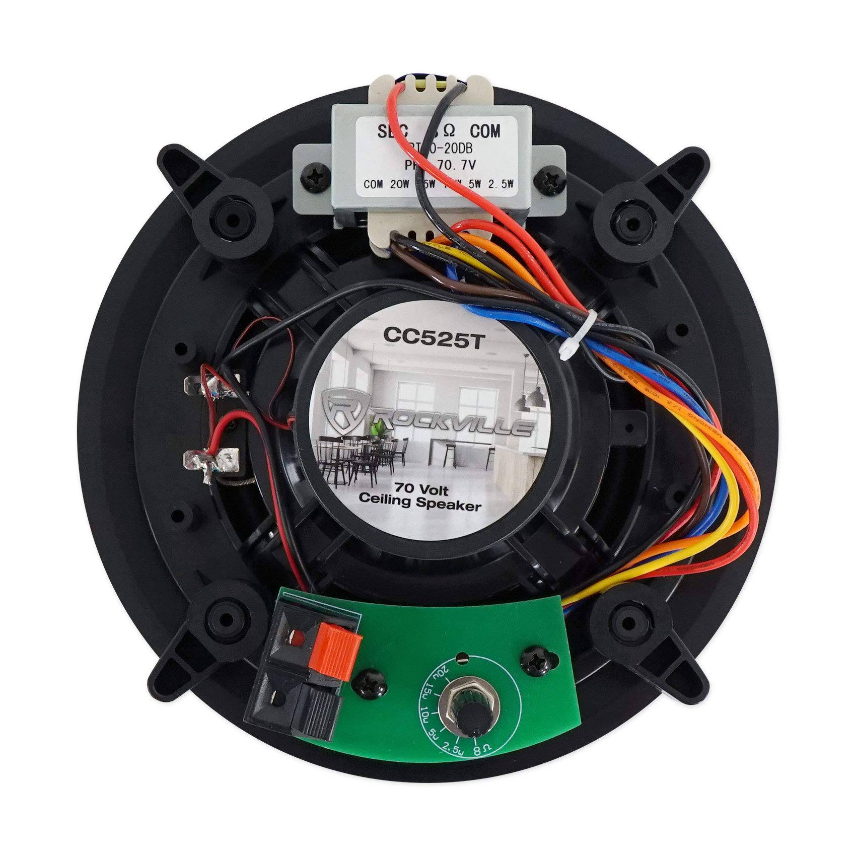 Rockville 2 CC525T Black 5.25