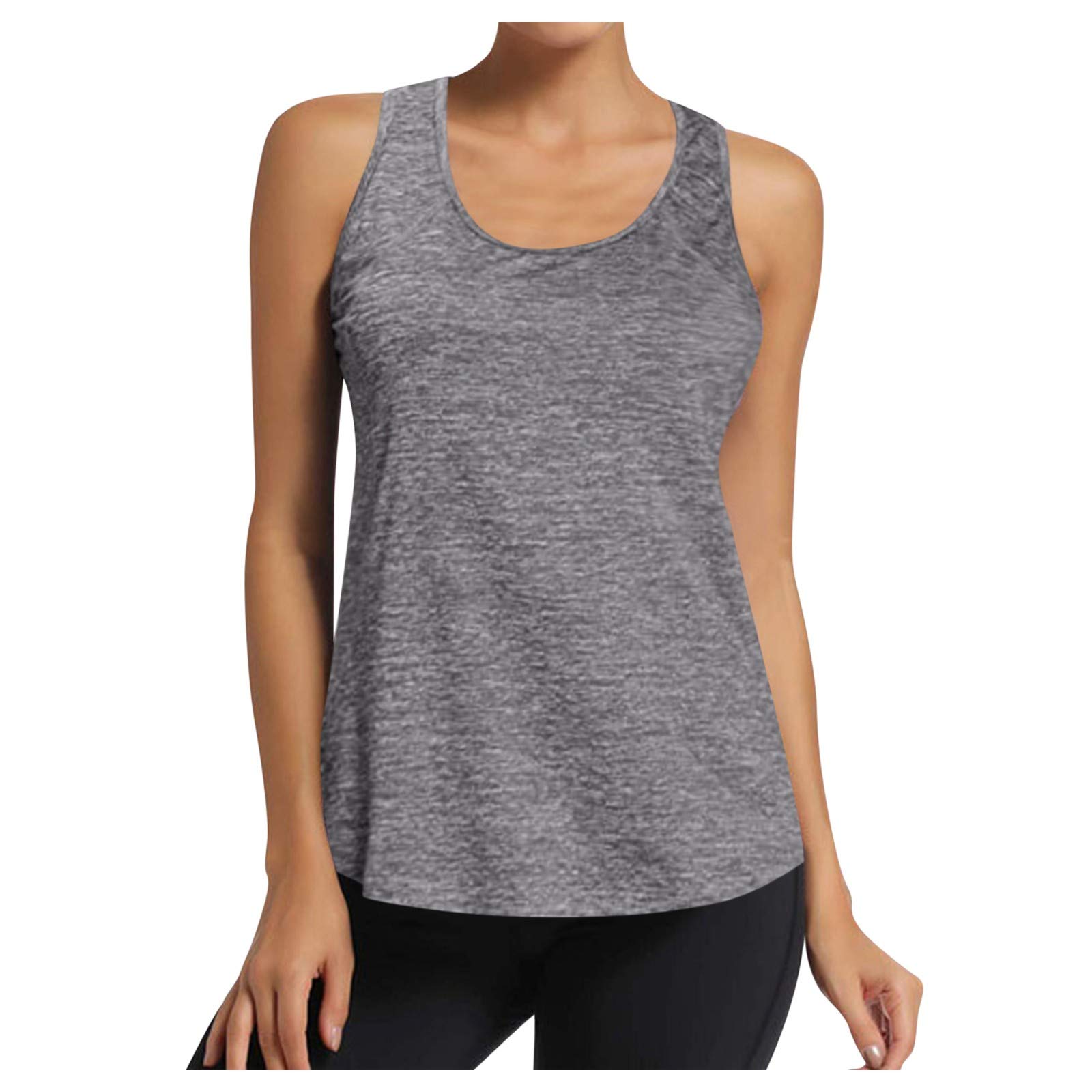 Women's Workout Tank Top - Breathable Mesh Yoga Shirt for Running, Gym & Training - Lightweight Athletic Sports Top for Women - Perfect for Yoga, Pilates & Fitness Workouts