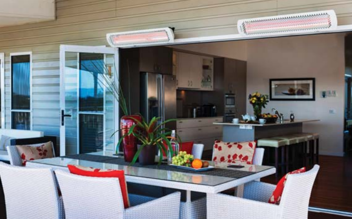 Bromic Tungsten Smart Heat Electric Patio Heater - Outdoor Infrared Heater with Remote Control & Weatherproof Design for Patio, Deck, Garden, and Restaurant Use