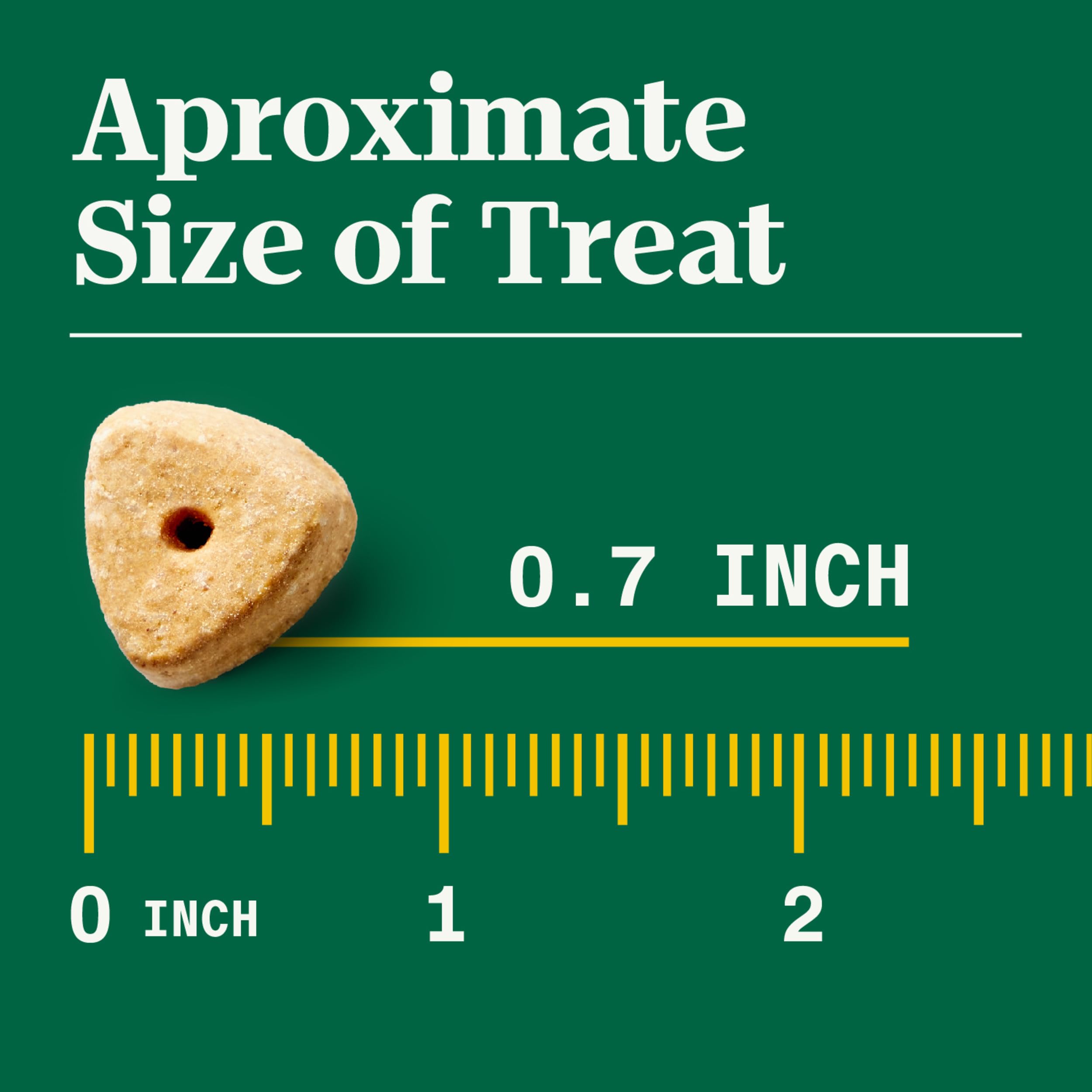 Nutro Crunchy Dog Treats with Real Apple - Healthy Natural Snacks for Small & Large Dogs - 16 oz Resealable Bag - Perfect for Training, Rewards & Dental Health