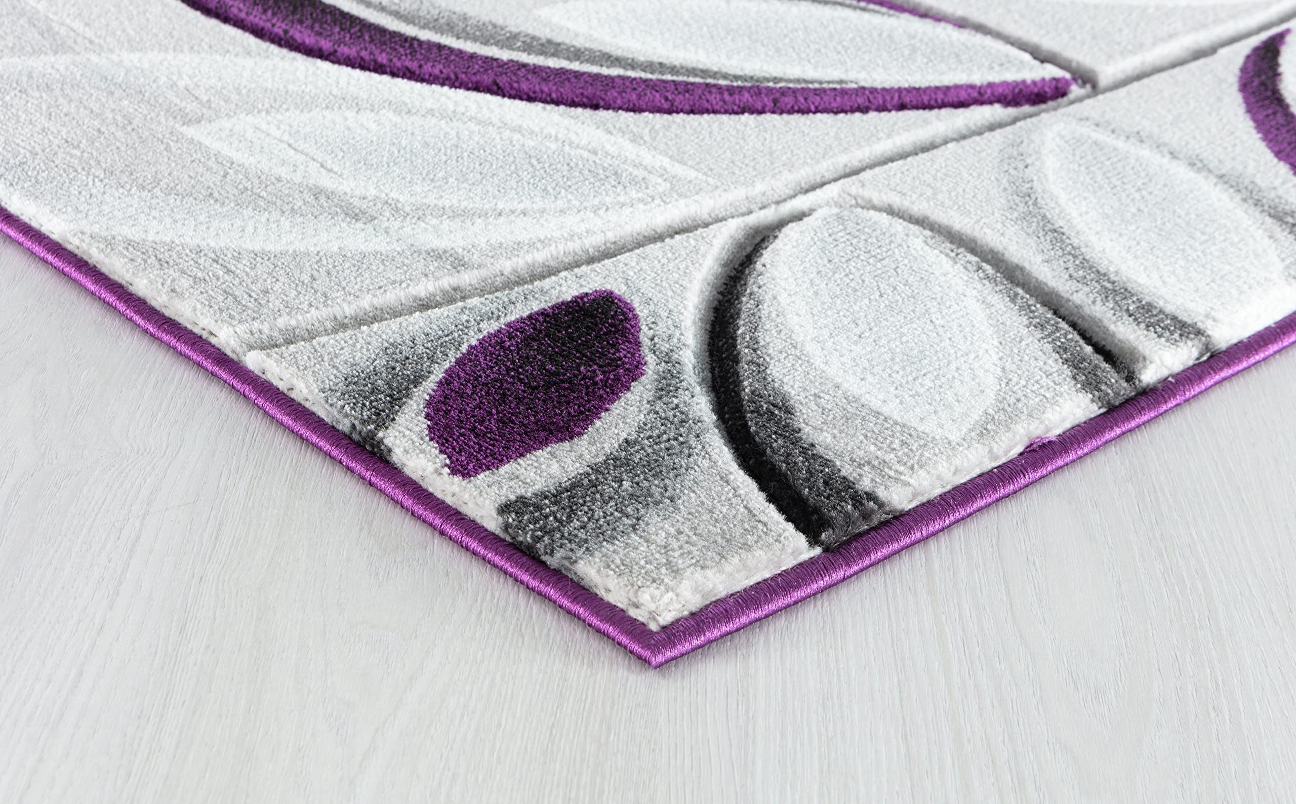 Hand-Carved Abstract Modern Area Rug - Premium Soft Non-Shedding Carpet for Living Room, Bedroom & Dining Room - Perfect for Contemporary Home Decor & Cozy Spaces