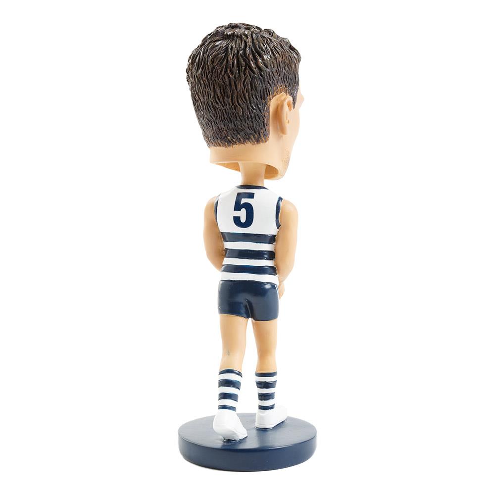 Geelong Cats Jeremy Cameron Bobblehead - AFL Collectible Figurine for Fans & Sports Memorabilia Enthusiasts - Perfect for Home Display, Office Decor, and Gifts