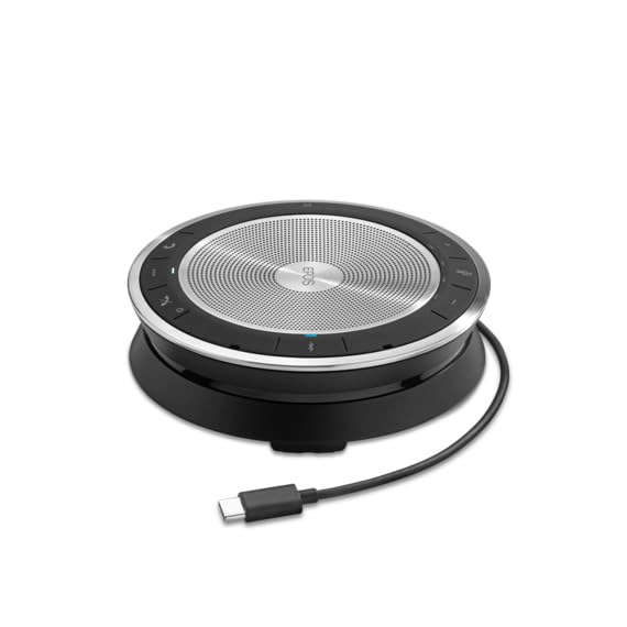 Sennheiser SP 30+ (508346) Premium Wireless Speakerphone with HD Audio - USB & Bluetooth Connectivity for Home Office, Conference Calls, and Remote Work | Compatible with PC, Mobile & Softphones | UC Optimized