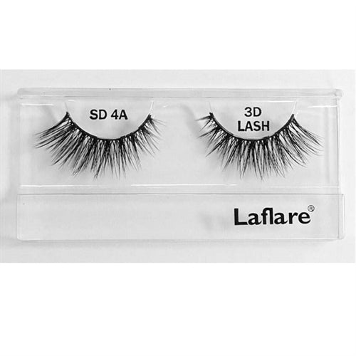 LA FLARE FAUX MINK LASHES - Voluminous 3D Lashes (Style SD4A) | Natural Look for Daily Wear & Special Occasions
