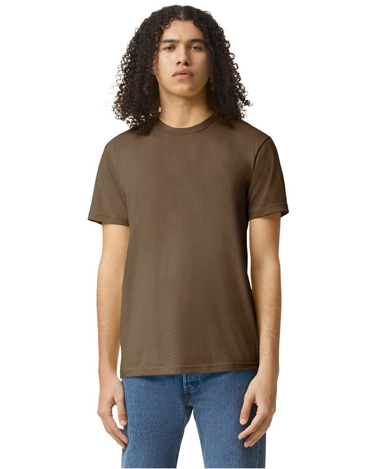 American Apparel 2001CVC Unisex Crewneck T-Shirt - Soft Cotton Blend Tee for Men & Women | Perfect for Casual Wear, Gym, and Everyday Outfits