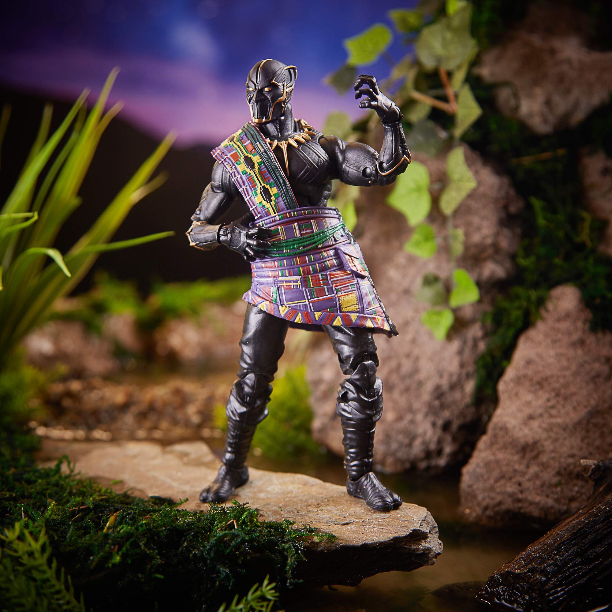 Marvel Legends Series Black Panther 6-inch T’Chaka Action Figure - Collectible Toy for Marvel Fans, Display & Role Play | Perfect for Home Decor, Office Display & Gift Giving
