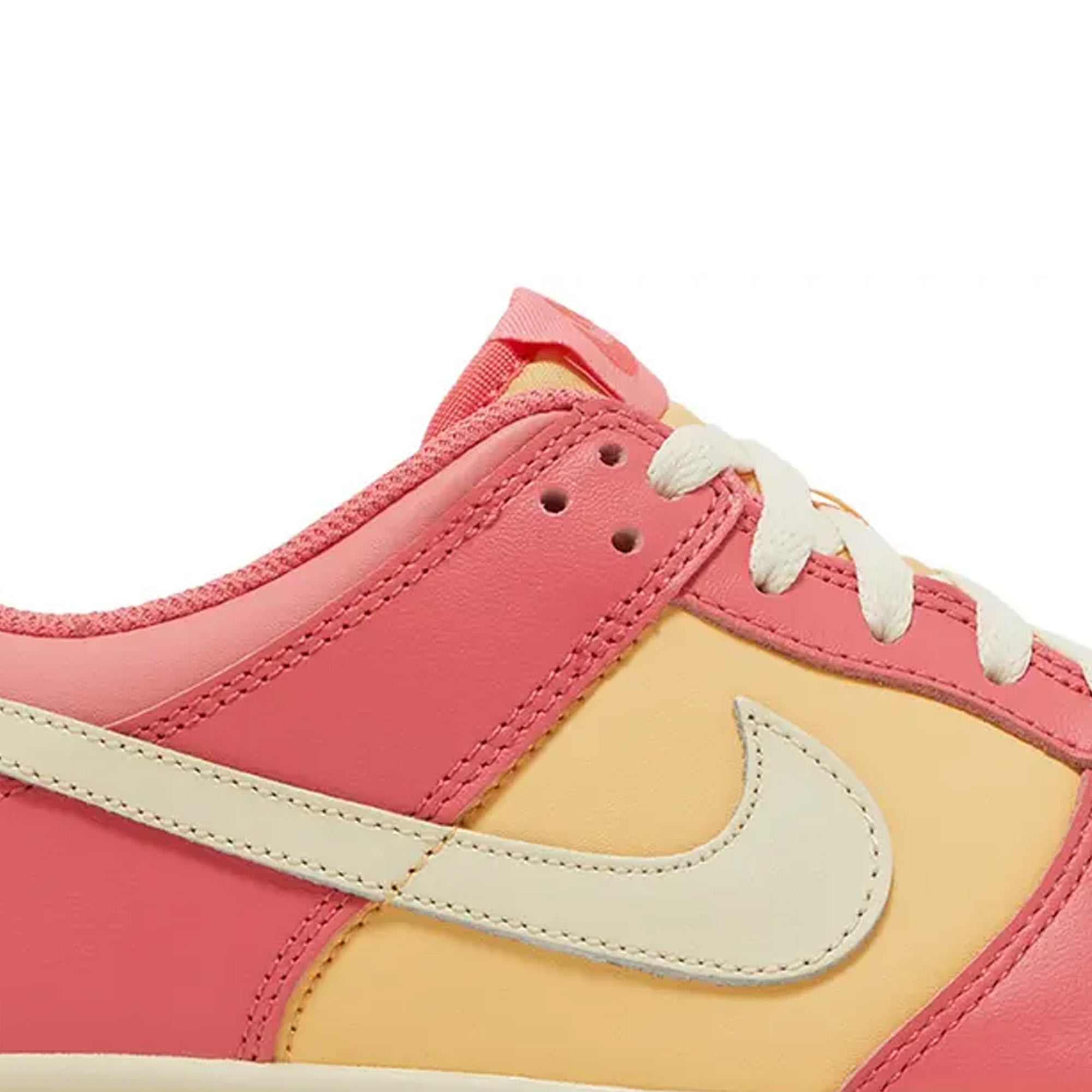 Nike Dunk Low 'Strawberry Peach Cream' GS Sneakers (2023) - Women's Retro Basketball Shoes for Casual Wear & Street Fashion