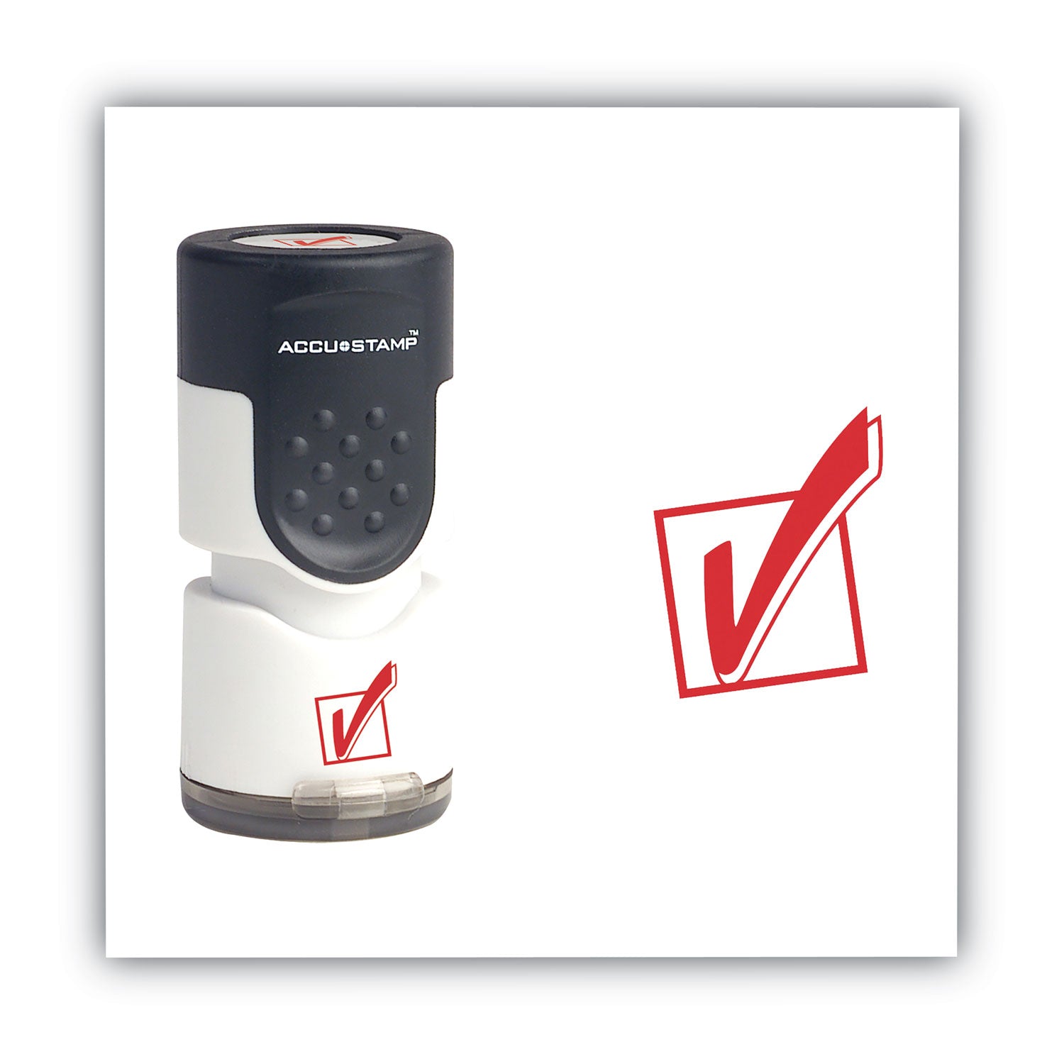 ACCUSTAMP® Pre-Inked Round Stamp - 0.63