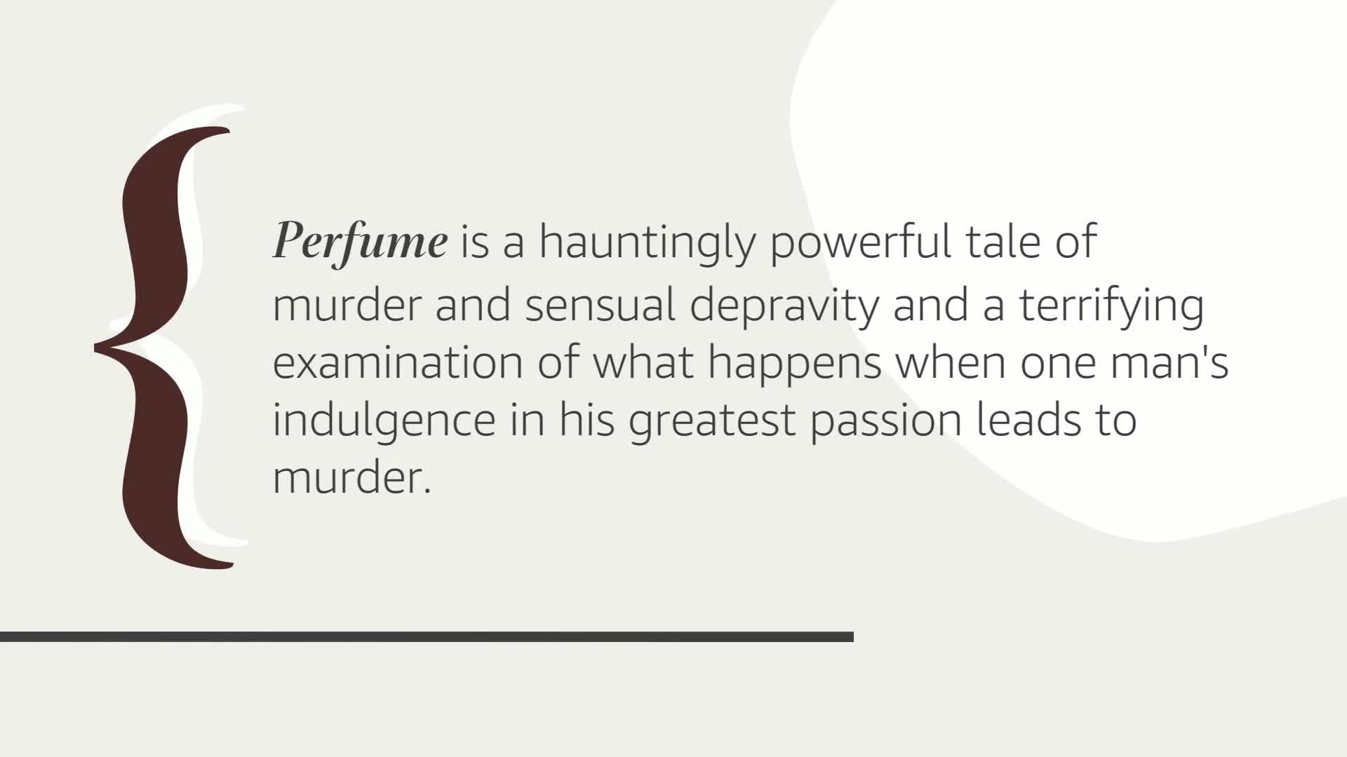Perfume: The Story of Murder - Best-Selling Mystery Novel | Crime Thriller Book for Adults | Perfect for Book Clubs & Mystery Lovers