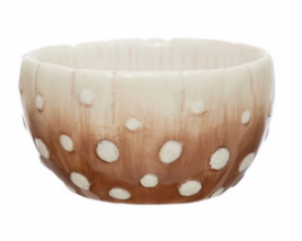 Ceramic Mushroom Bowls Set of 3 - Handmade Decorative Serving Bowls for Soup, Salad, Snacks - Perfect for Kitchen, Dining Table, Party Decor & Gift Giving
