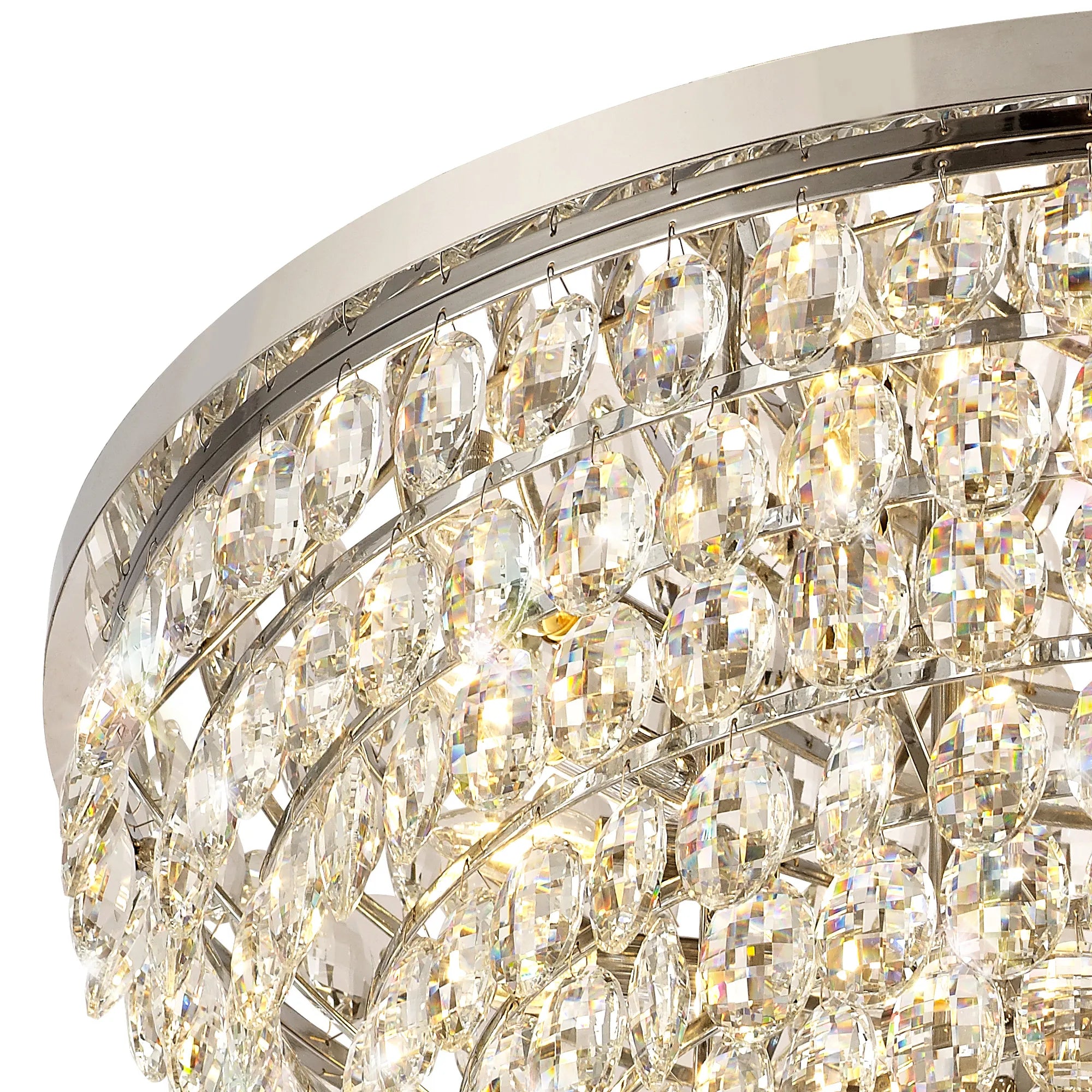 Consten Flush Ceiling Light Fixture with E14 Socket - Perfect for Bedroom, Hallway & Small Space Lighting