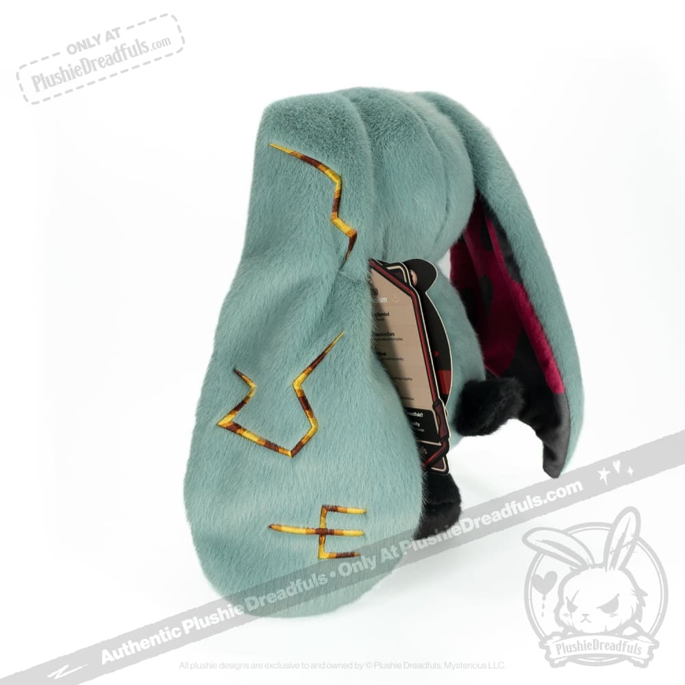 Plushie Dreadfuls Complex PTSD (CPTSD) Rabbit Stuffed Animal - Soft Comfort Toy for Anxiety Relief, Therapy Support & Emotional Healing - Perfect for PTSD Survivors, Mental Health Awareness & Cuddling