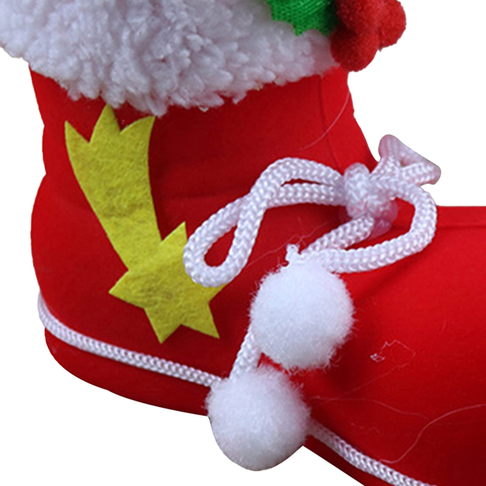Christmas Stockings & Candy Boots - Cute Plush Red Santa Gift Stocking for Christmas Tree Decorations | Perfect for Holiday Gifts, Party Favors & Festive Home Decor