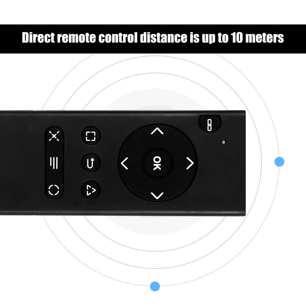 Wireless Multimedia Remote Control for PS4 & DVD Player - Black | Perfect for Gaming, Streaming & Home Theater Entertainment