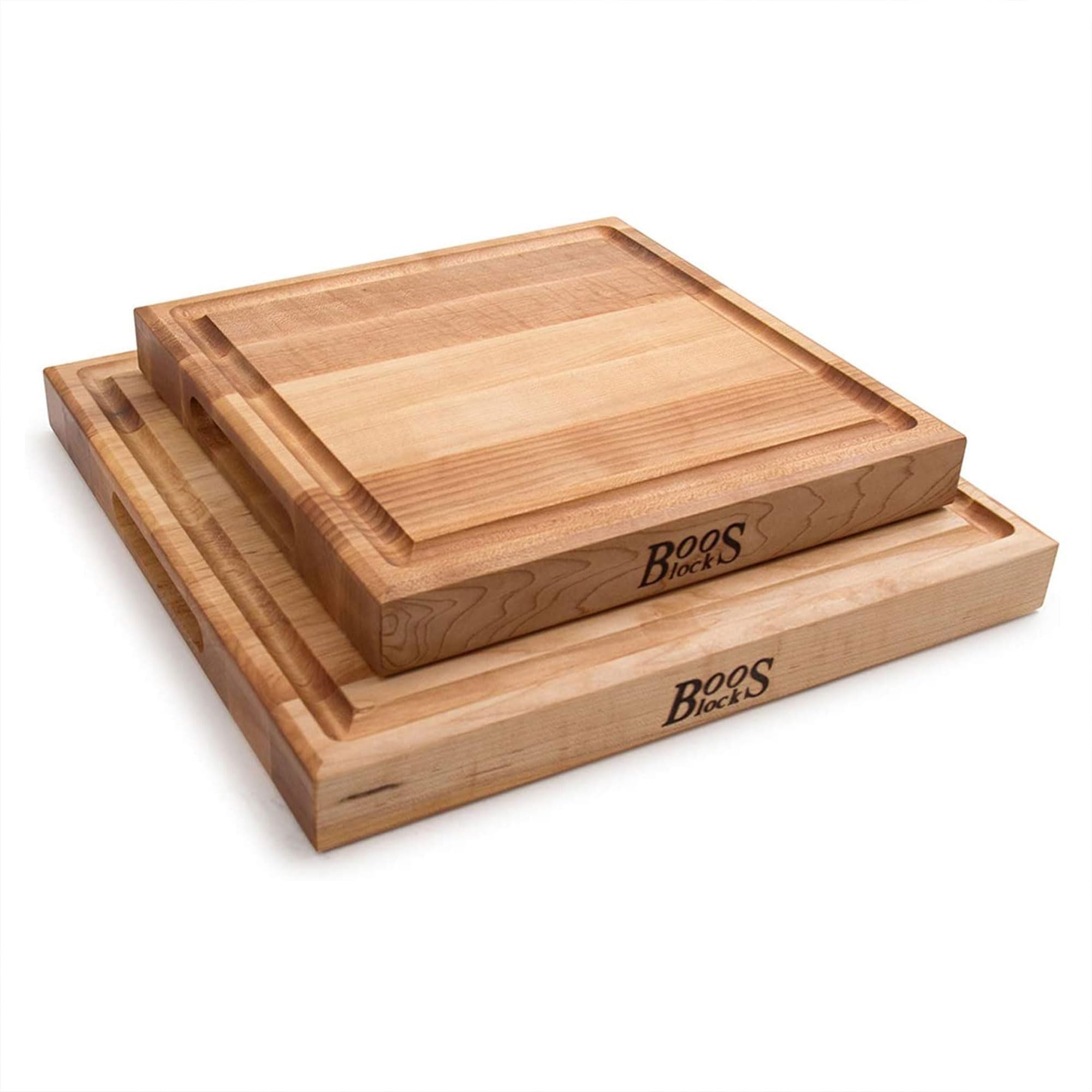 Premium John Boos CB Series Large Reversible Maple Wood Cutting Board with Juice Groove - 15