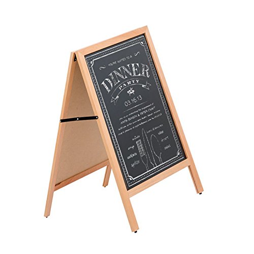Azar Displays 300239 Wooden Framed Chalkboard - 12
