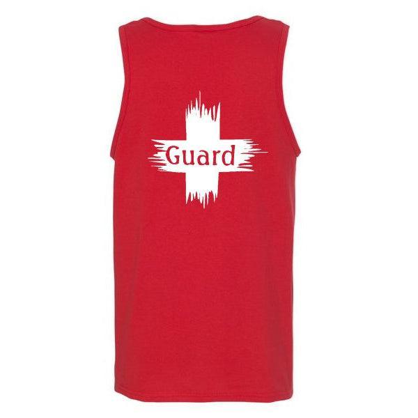Men's Comfortable Cotton Tank Top with Guard Logo - Perfect for Gym, Workout & Casual Wear