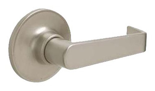 Schlage J10MAR619 Marin Hall and Closet Lever in Satin Nickel - Dexter Interior Door Handle for Bedroom, Bathroom & Closet - Durable & Stylish Hardware for Home Décor