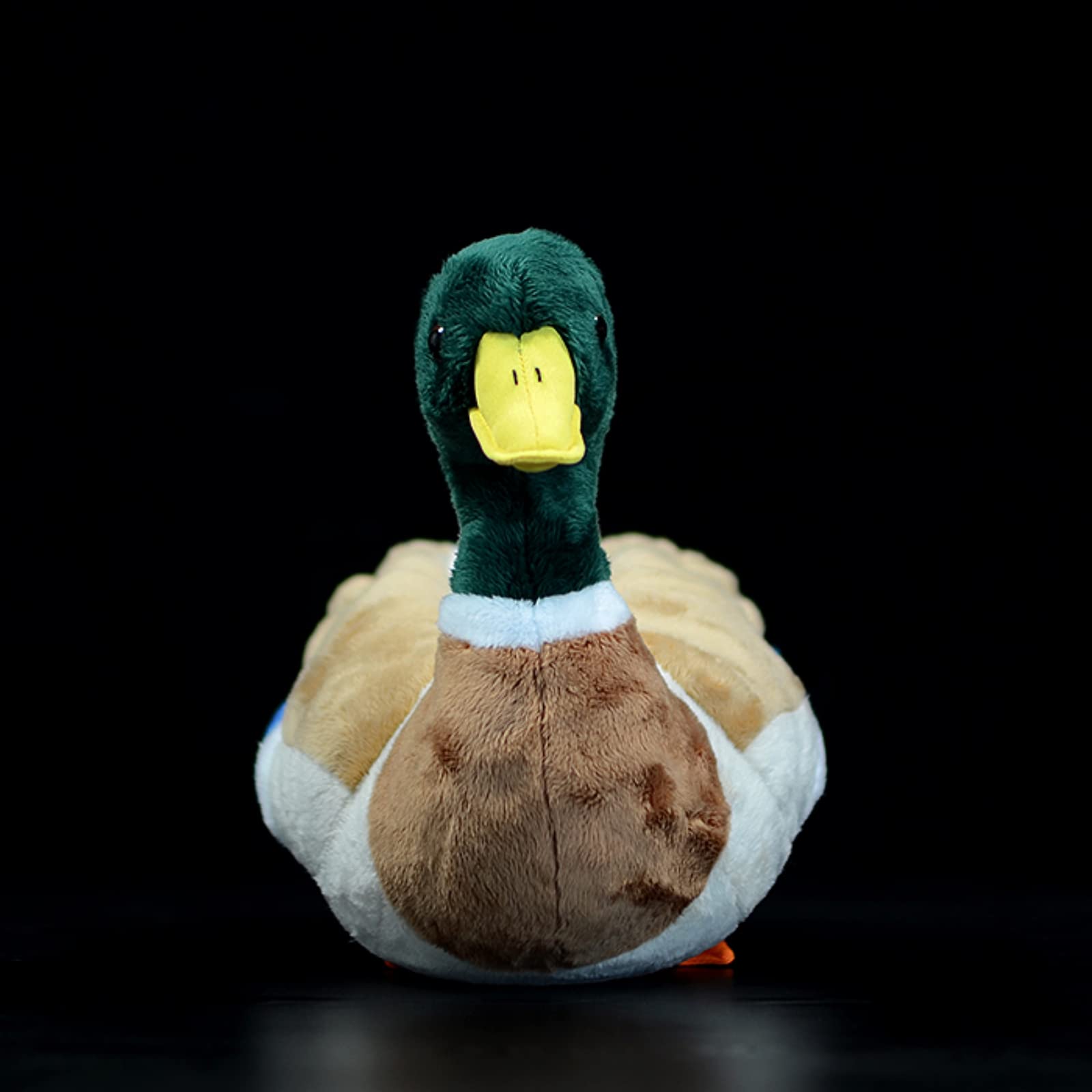 Realistic Duck Plush Toy - Super Soft Mallard Stuffed Animal for Kids, Home Decor & Gifts (Green 12.2
