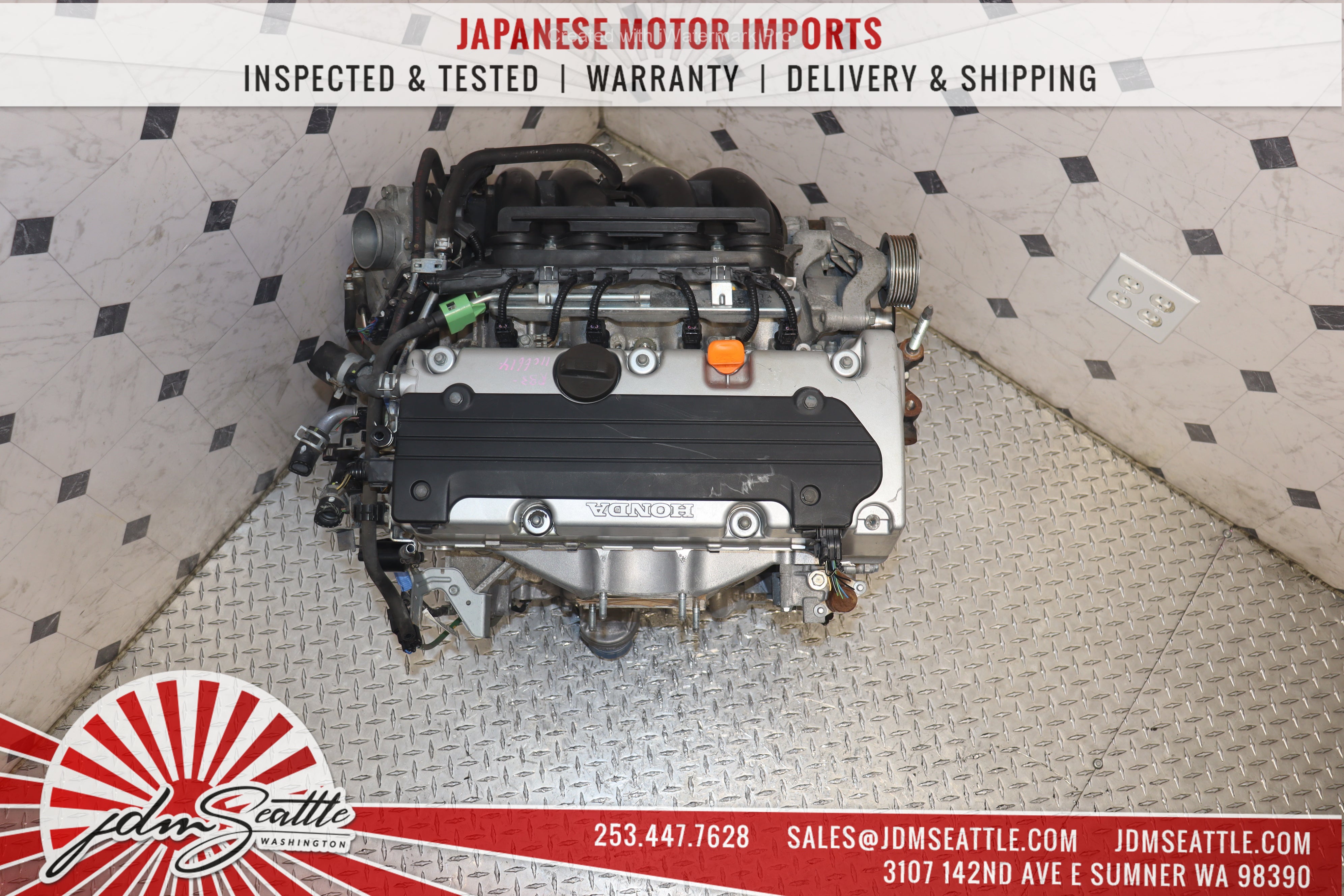 JDM 2012-2015 Honda Civic Si K24A 2.4L Engine RB3 - High Performance Motor Upgrade for Racing & Street Tuning