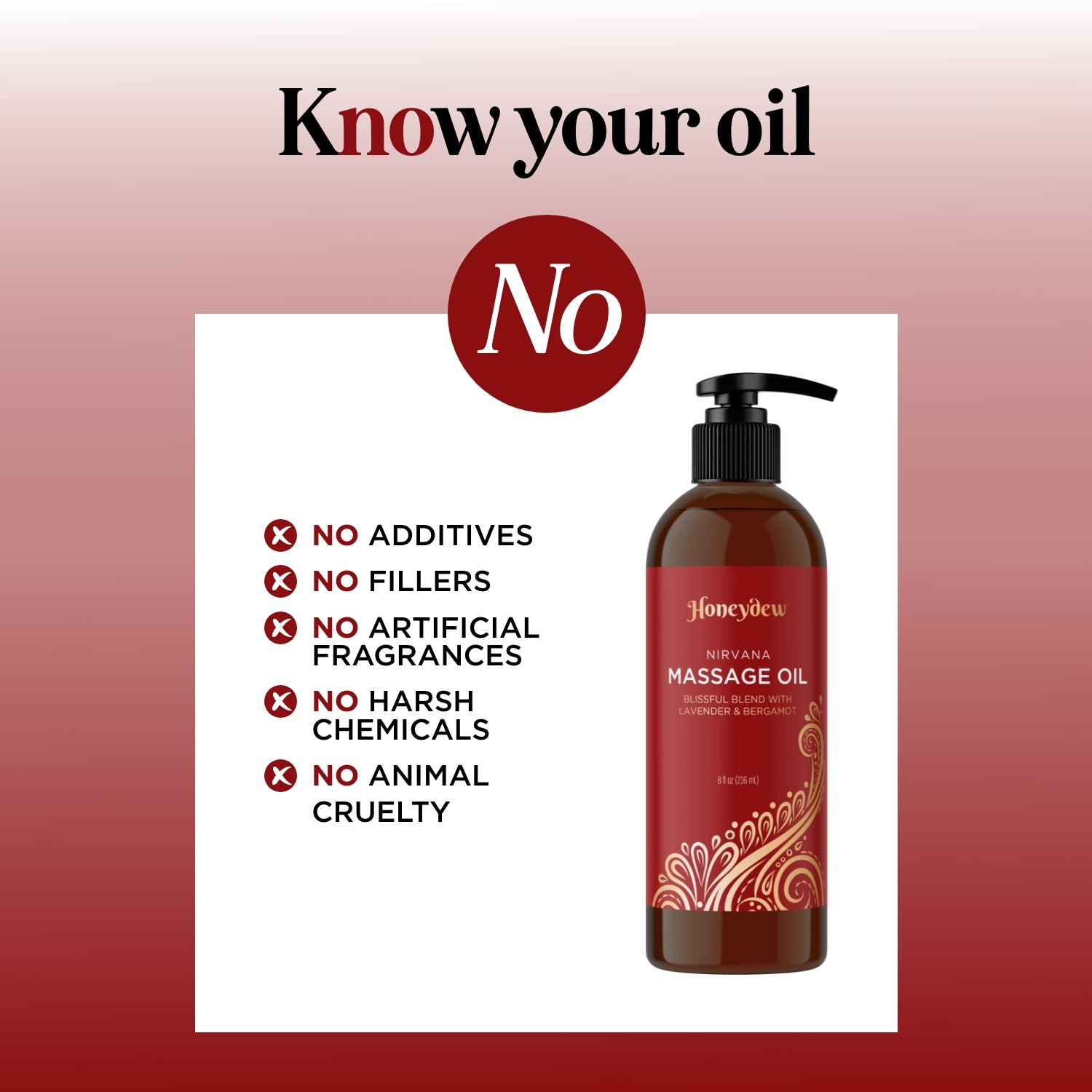 Nirvana Relaxing Massage Oil for Stress Relief & Muscle Pain - Aromatherapy Essential Oil Blend for Spa, Yoga & Home Use