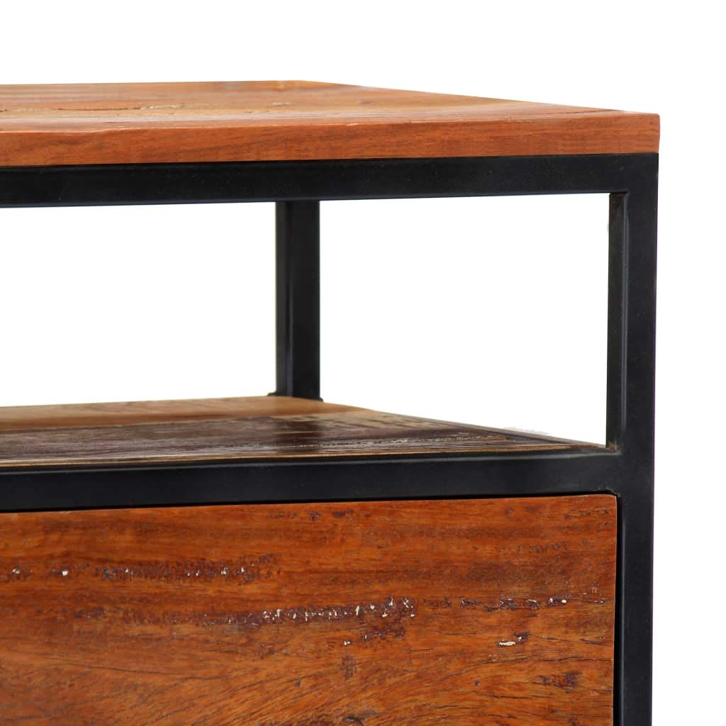 Modern Nightstand with Drawer & Shelf - 15.8