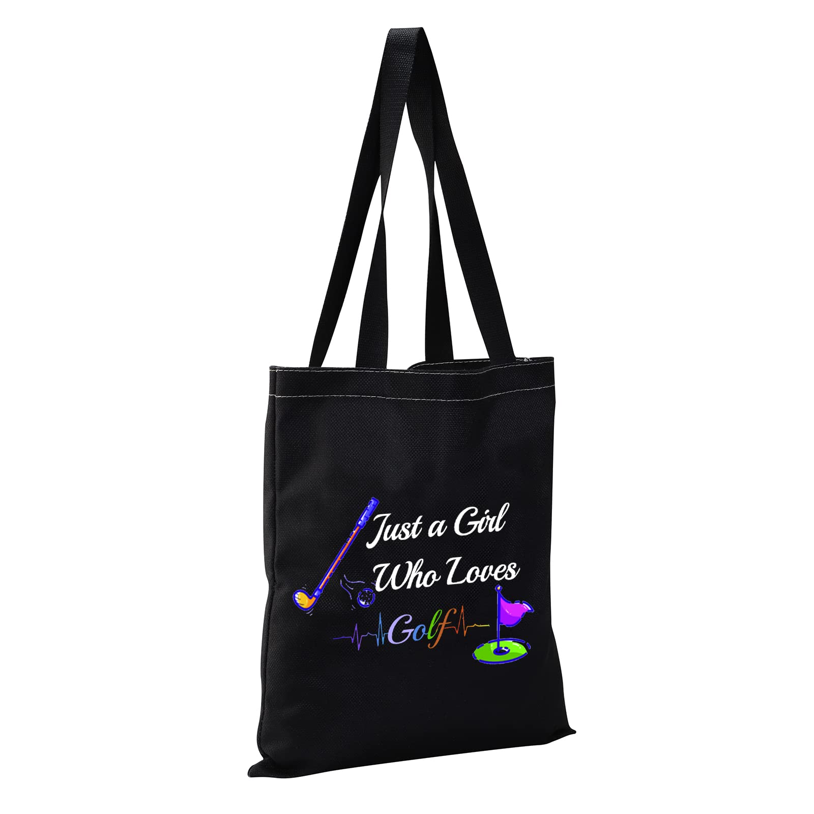 CMNIM Golf Tote Bag for Women - Reusable Golf Lover Gift for Female Golfers - Perfect Golf Player Gift & Tournament Accessories (Great for Golf Course, Practice Range & Casual Use)