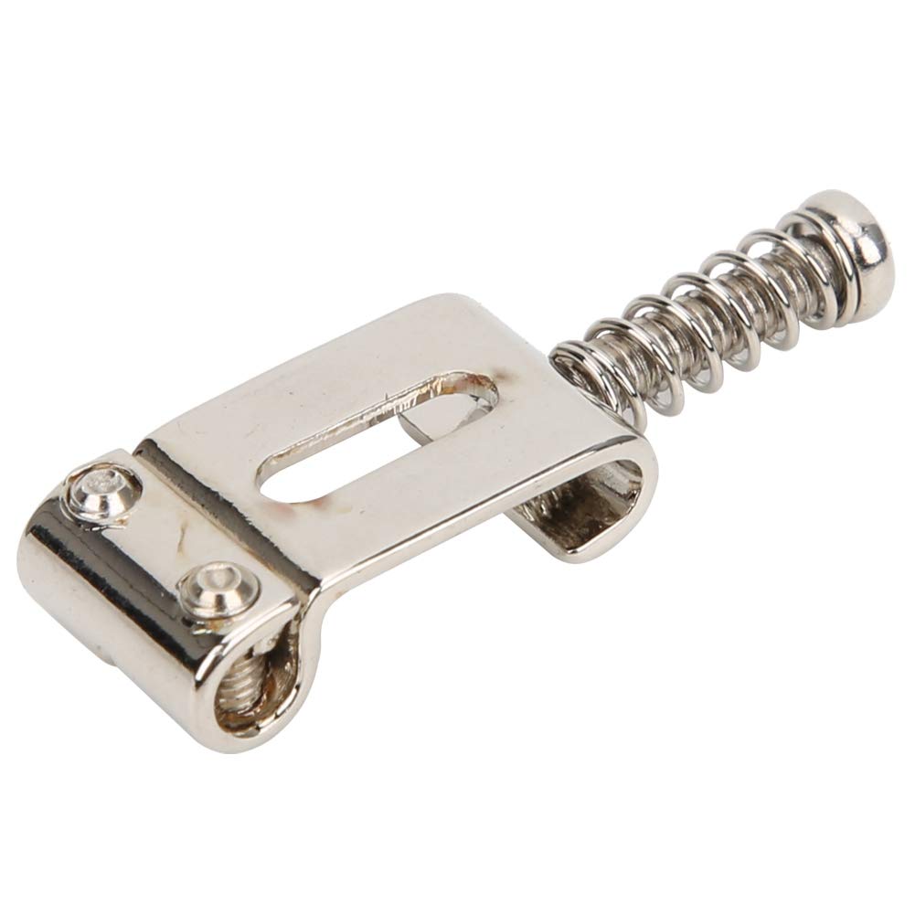 6-Piece Copper Zinc Alloy Electric Guitar Bridge Saddles with Wrench - Replacement Parts for Fender Stratocaster, Telecaster & More - Perfect for Guitar Repair & Setup