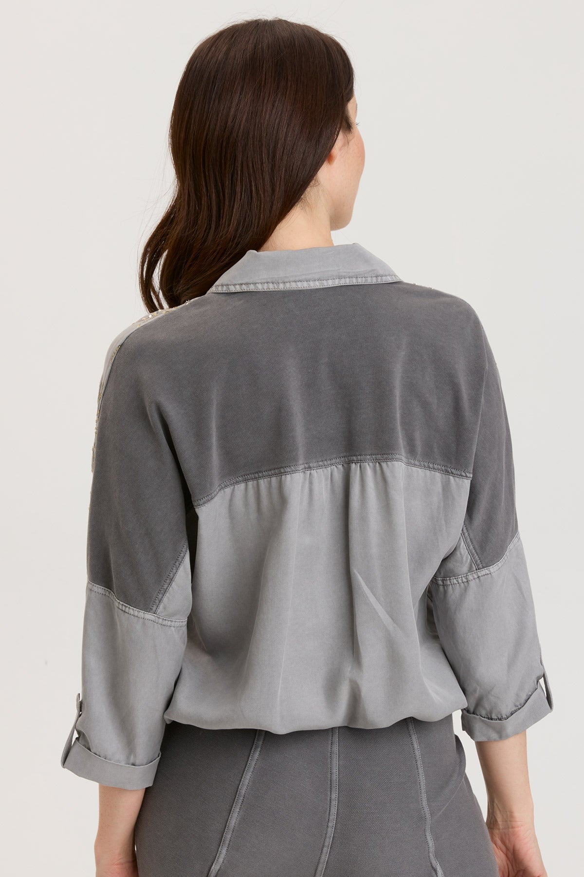 Ilyse Jacket - Smokehouse Pigment Women's Denim Jacket for Casual & Streetwear Outfits | Perfect for Fall & Winter Layering