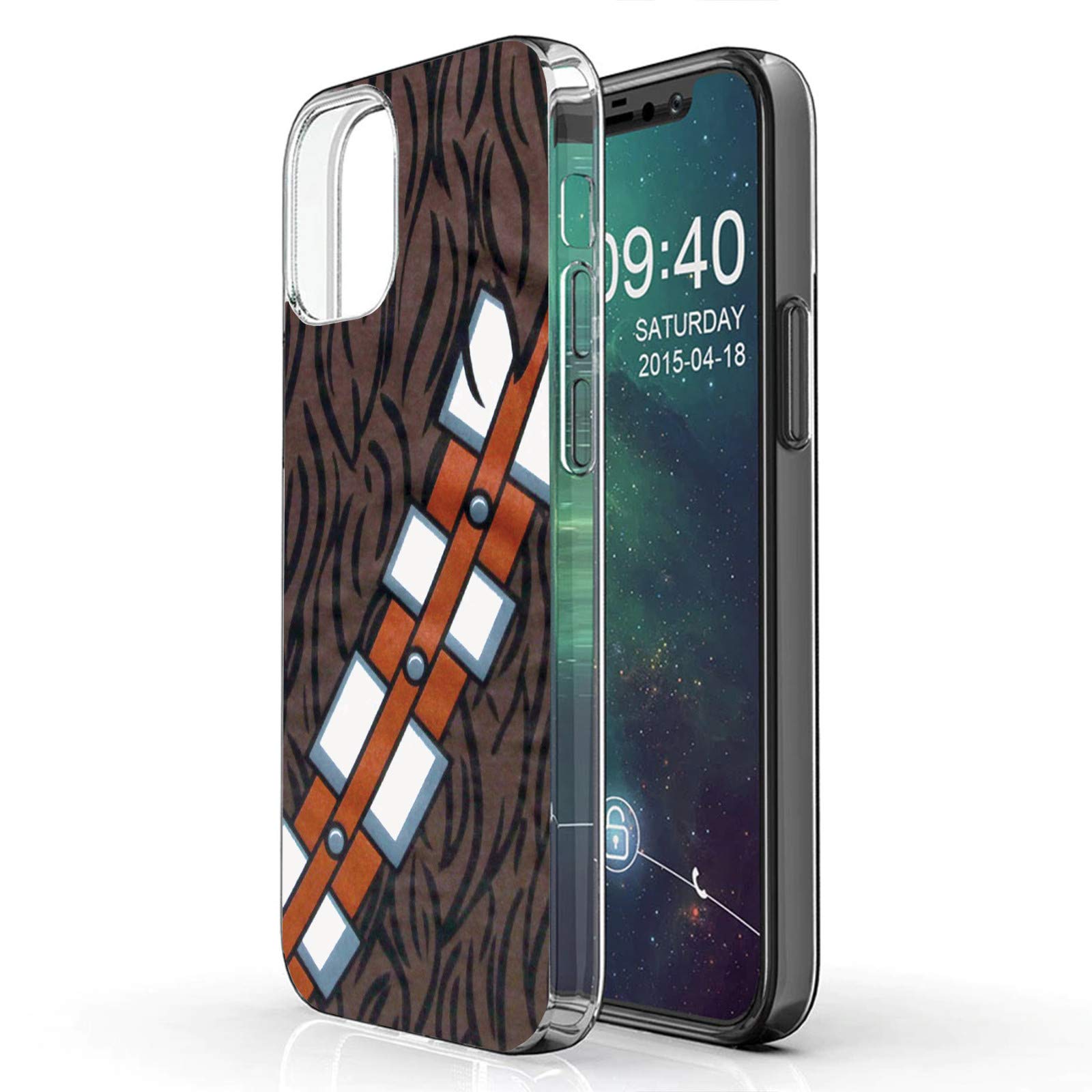 Ultra Slim TPU Case for Apple iPhone 12 Pro Max & 12 Max - Shockproof Flexible Total Guard Cover with Chewbacca Design | Perfect for Daily Use, Travel & Star Wars Fans