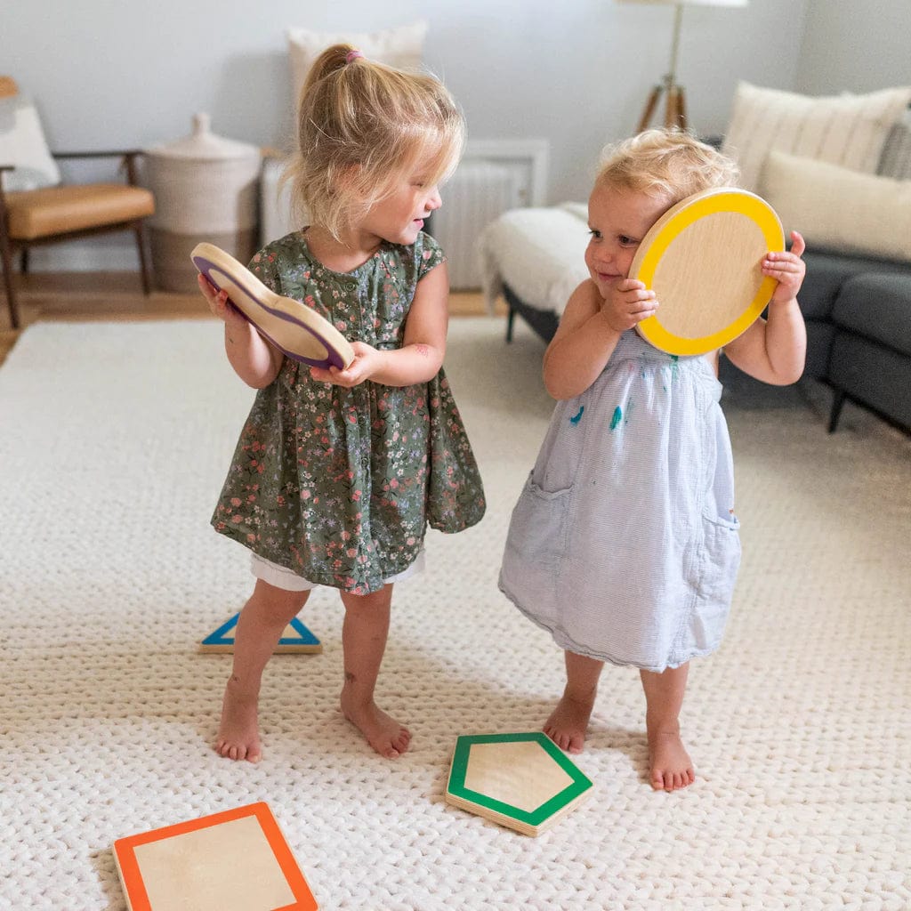 Little Partner Step 'N Learn Stepping Stones - Educational Balance Toys for Toddlers, Kids Indoor & Outdoor Play, Perfect for Backyard, Playroom, and Preschool Activities