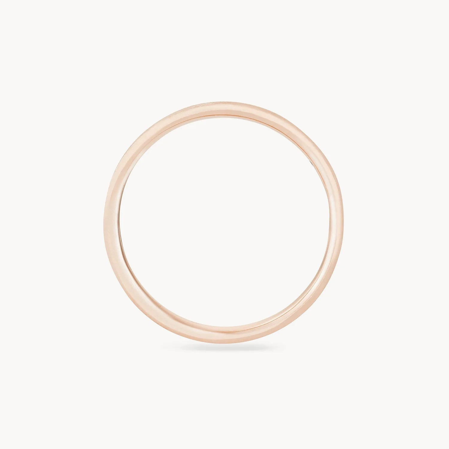 Everlast Band Brushed 14K Rose Gold Ring - Minimalist Stackable Wedding Band for Women & Men - Perfect for Everyday Wear, Anniversaries & Special Occasions