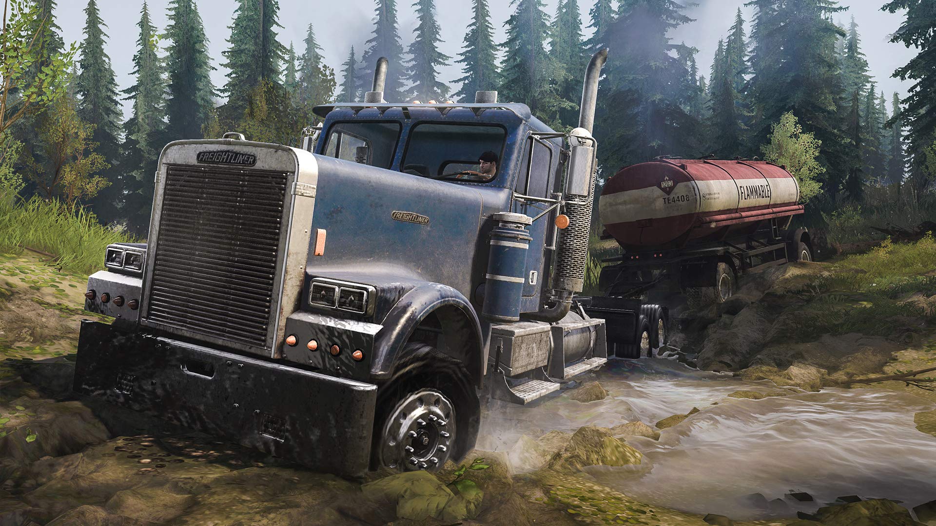 Spintires: Mudrunner American Wilds Edition - PlayStation 4 Game | Off-Road Truck Simulation | Adventure in Wild Terrains | Perfect for Off-Roading Enthusiasts & Simulation Gamers