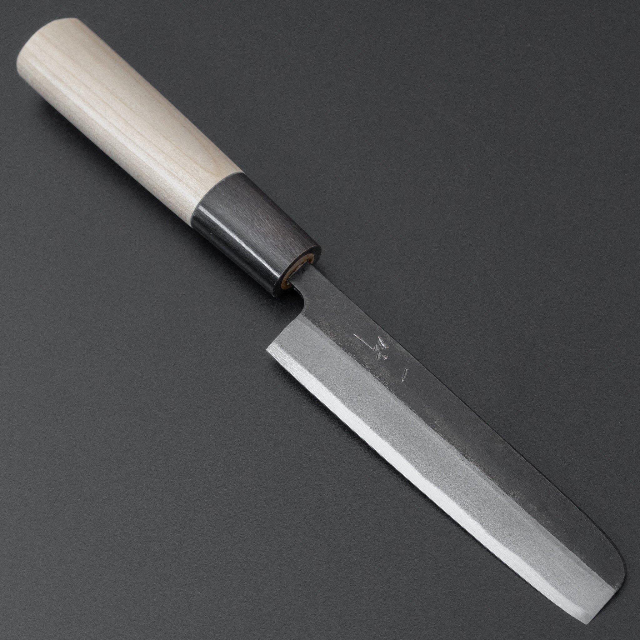 Hitohira Tosa Kurouchi Nagoya Saki 105mm Japanese Kitchen Knife with Ho Wood Handle - Perfect for Sushi, Sashimi & Precision Cutting
