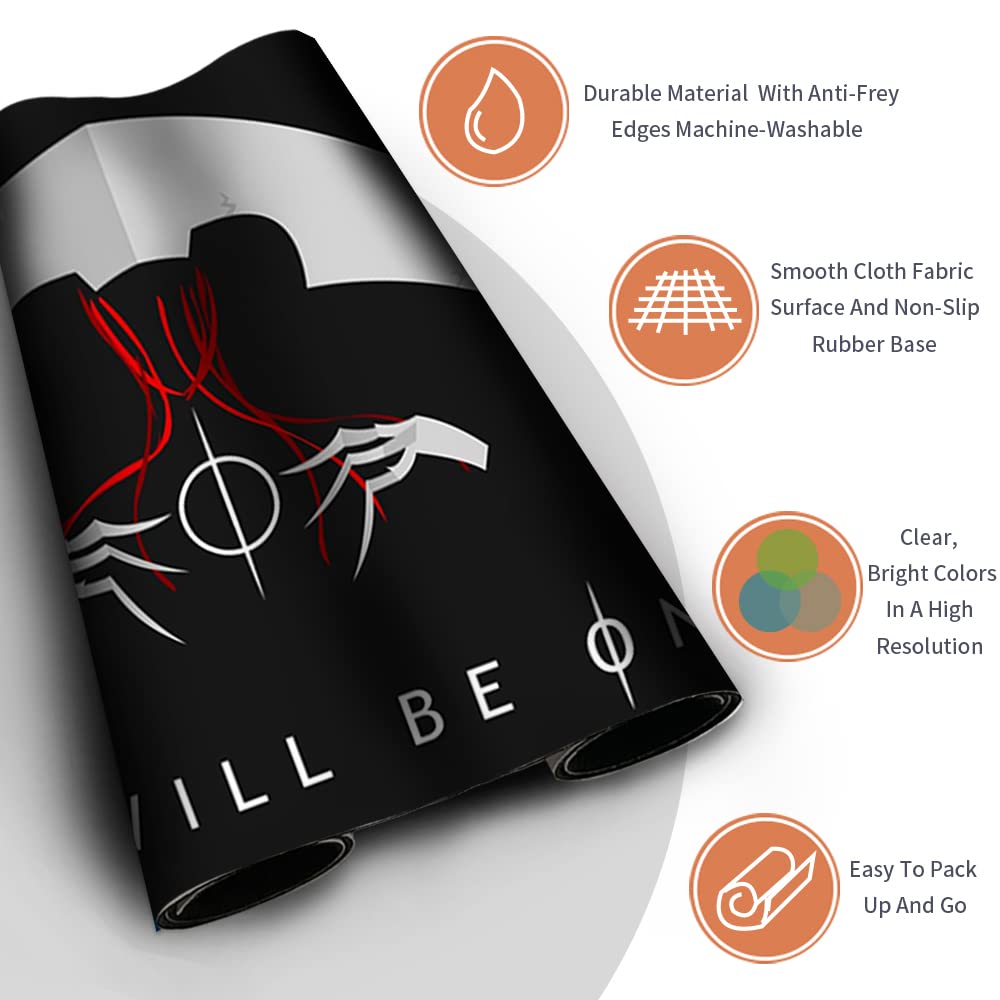 Premium Four Leaves Elesh Norn MTG Playmat with Free Waterproof Bag - 60 x 35 cm Gaming Mat for MTG TCG, CCG, RPG - Perfect for Tabletop Gaming, Card Battles & Mouse Pad Use