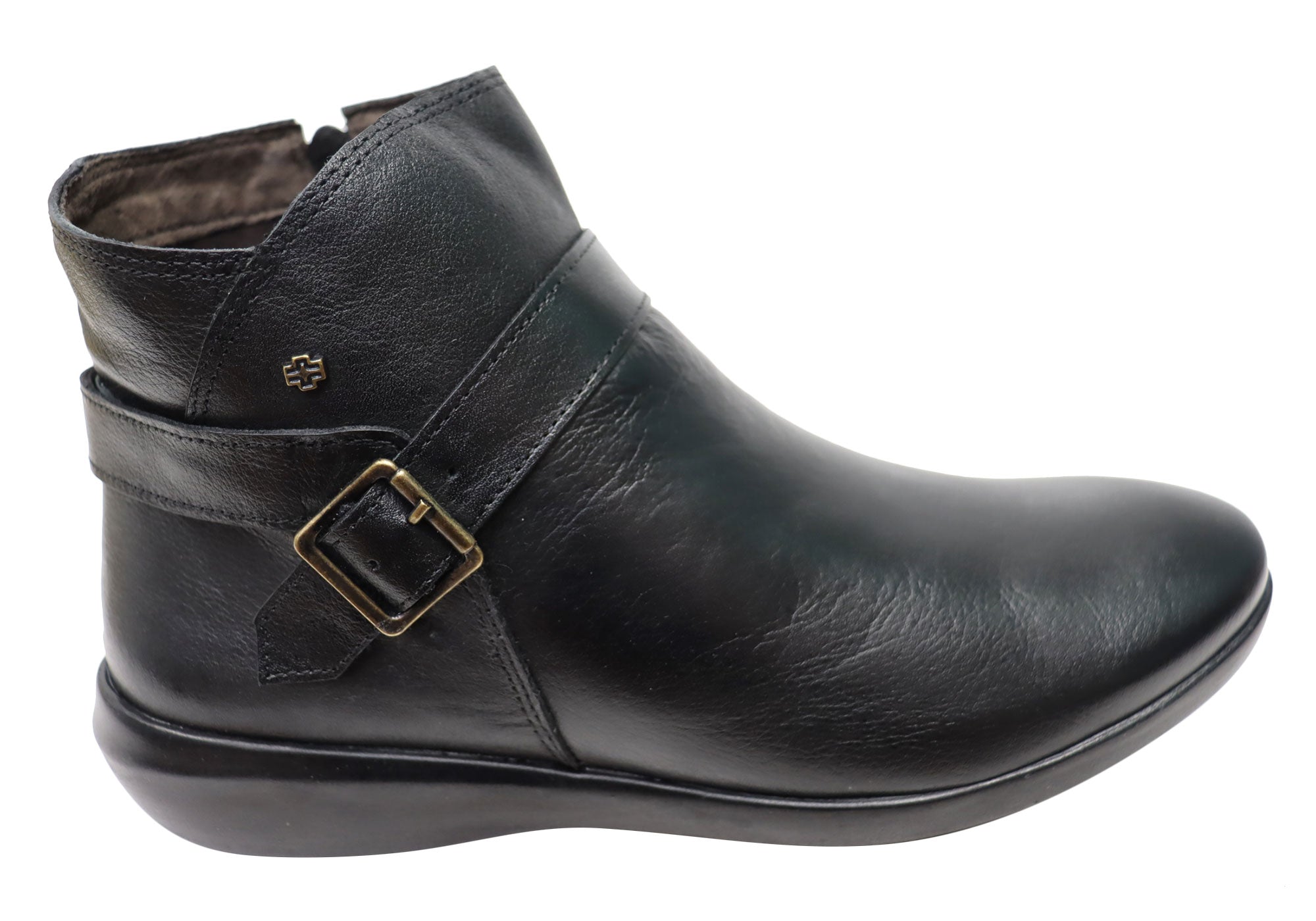 Perlatto Pindera Women's Comfortable Leather Ankle Boots - Brazilian Made - Perfect for Office, Casual Wear & Fall Fashion