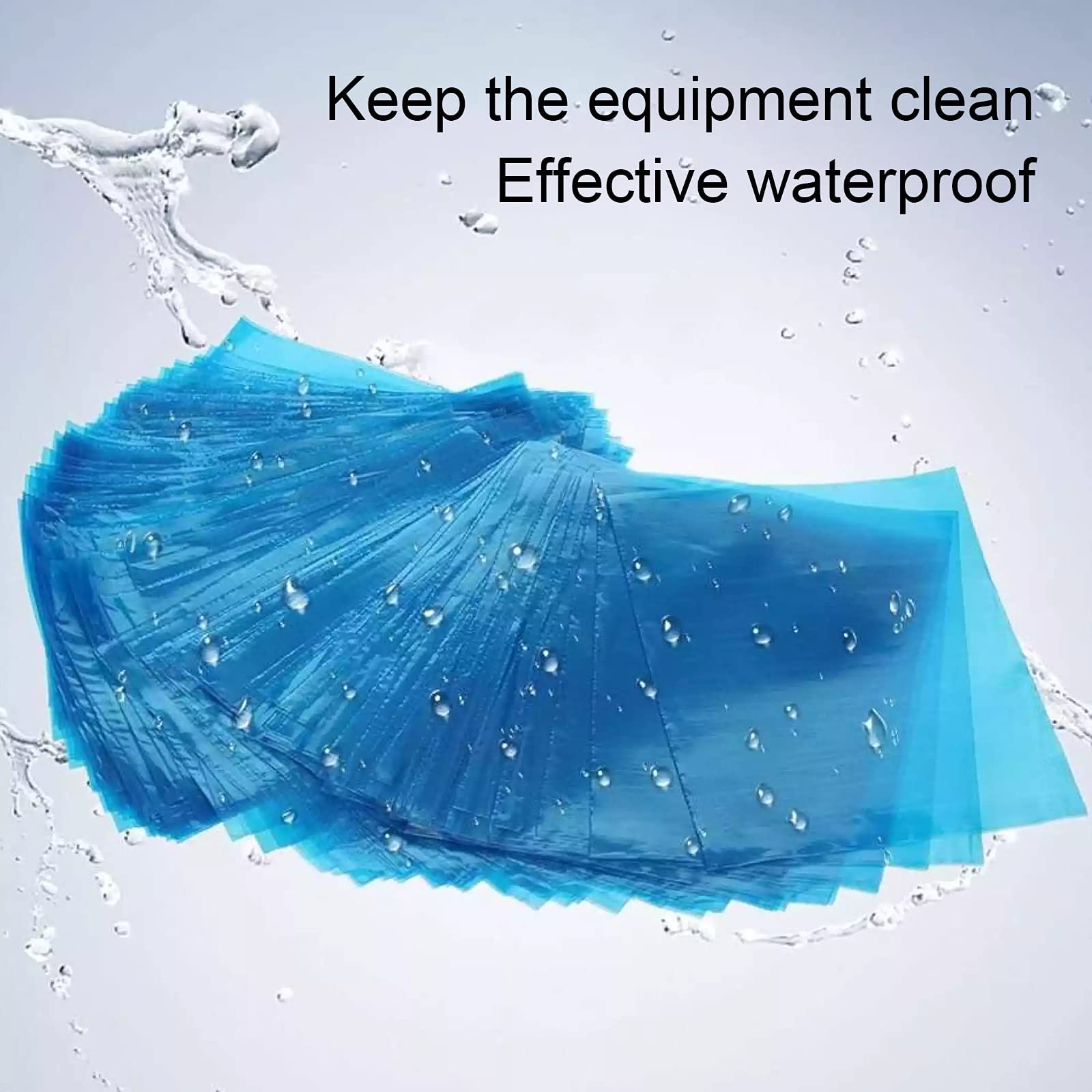 Yangna 200Pcs Disposable Blue Plastic Machine Covers - Protective Sleeves for Equipment & Machinery | Perfect for Industrial, Medical & Food Processing Use