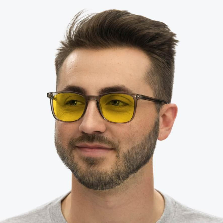 DayMax Taylor Glasses - Pearl Grey Prescription Eyewear for Women & Men | Fashionable & Durable Frames for Reading, Work & Everyday Use