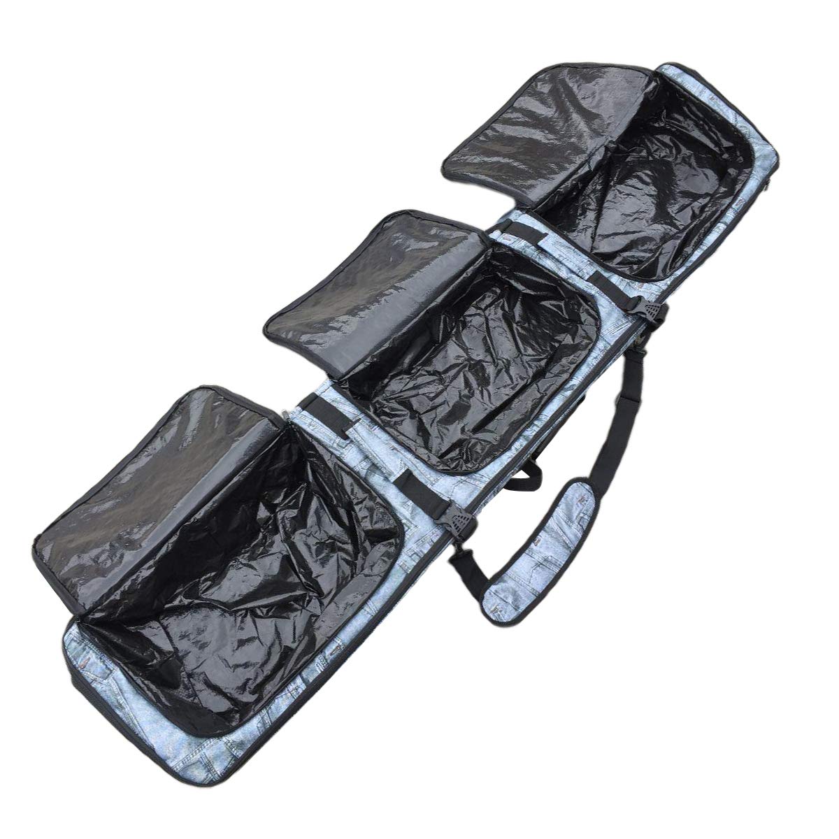 UNISTRENGH Padded Waterproof Snowboard Travel Bag for Airplane - 165cm Snowboard Storage & Protection - Perfect for Ski Trips & Winter Sports Travel