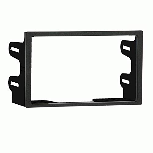 Universal Double Din Car Stereo Dash Kit for 2002-2005 Volkswagen Passat - Black Aftermarket Radio Bezel with OEM Fit | Perfect for Car Audio Upgrades & DIY Installations