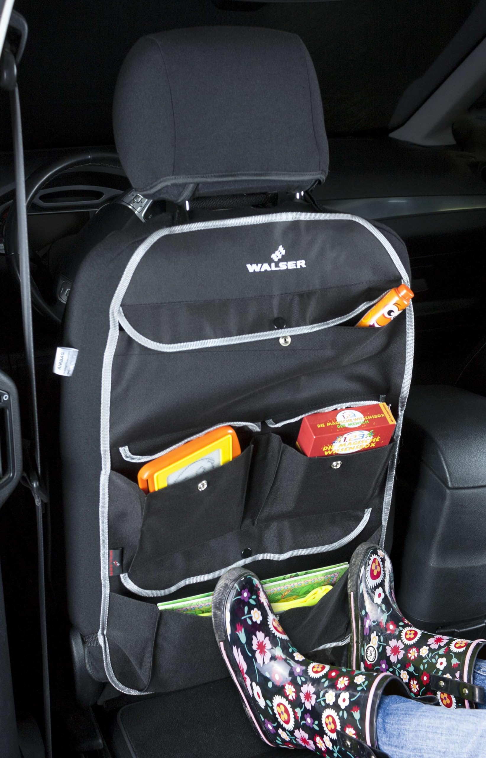 30032 Lucky Tom Car Seat Back Organizer - Multi-Pocket Business Bag & Storage Organizer for Office, Travel, and Road Trips