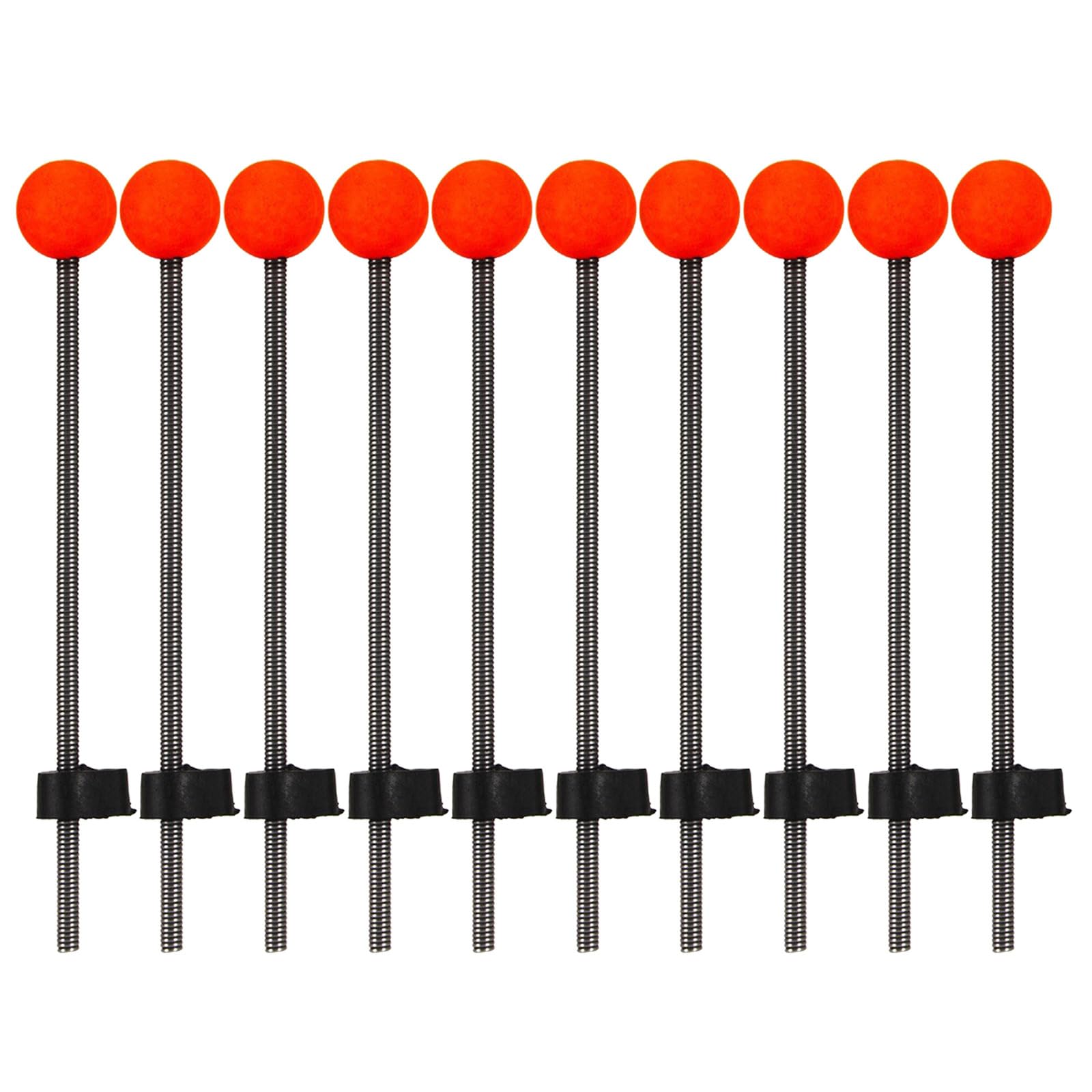 10Pcs Ice Fishing Rod Spring Tips - Durable Spring Steel Ice Fishing Pole Tips for Sensitive Bite Detection - Perfect for Ice Fishing, Winter Angling & Outdoor Fishing Adventures
