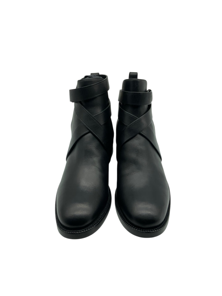 Burberry Housecheck Ankle Booties for Women - Size 38.5 (US 8.5) | Luxury Fashion Boots for Office, Parties & Everyday Wear