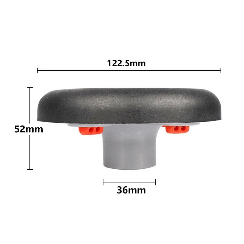 BAIJAC 4-in-1 Lawn Mower Brush Cutter Head Replacement - Durable Aluminum/Plastic Grass Trimmer Head with Cutting Line for Strimmer & Brush Cutter - Perfect for Yard Maintenance, Landscaping & Professional Gardening (1pc)
